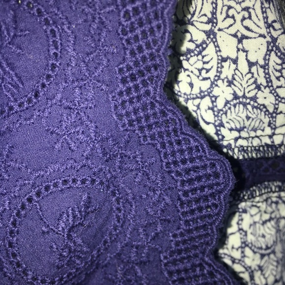 Altar’d State Sleeveless Top Lace Purple/ Top - Picture 4 of 8